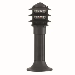 Searchlight Moderne Außen Stehleuchte E27 BOLLARDS in Schwarz< Außenleuchten Antik|Moderne Außenleuchten