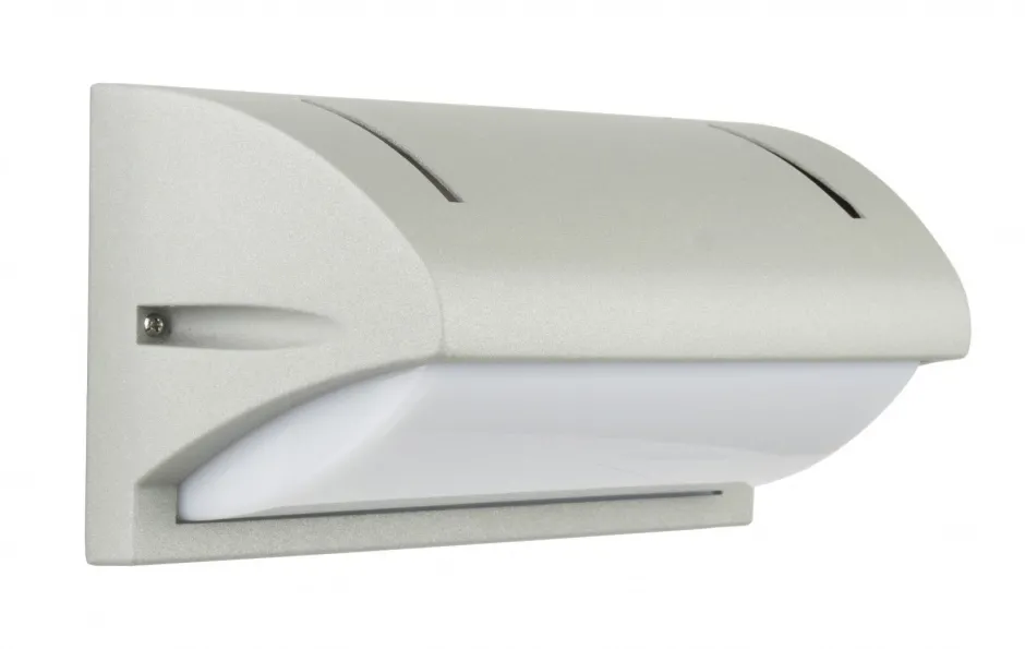 Außenwandleuchten|Moderne Außenleuchten*SU-MA Moderne Außenwandleuchte IP54 B:25cm in Silber E27