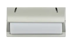 Außenwandleuchten|Moderne Außenleuchten*SU-MA Moderne Außenwandleuchte IP54 B:25cm in Silber E27