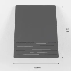 Moderne Lampen|Led Außenleuchten*Harms Import Moderne Außenwandleuchte LED anthrazit