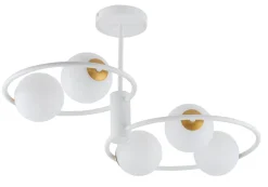 Deckenleuchten|Kugellampen*Sigma Moderne Deckenleuchte Glas Metall G9 5-flammig blendarm