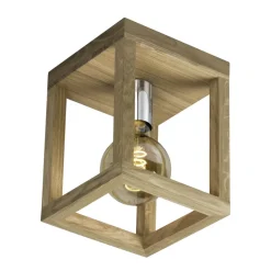 Deckenleuchten|Flurlampen*Spot Light Moderne Deckenleuchte Holz Metall E27 dekorativ