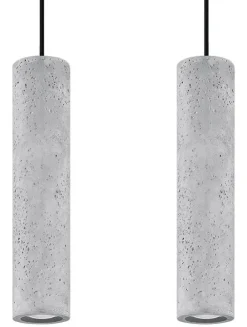 Sollux Moderne Hängelampe Beton 2x GU10 Modern Küche Esszimmer< Wohnzimmerlampen|Betonlampen