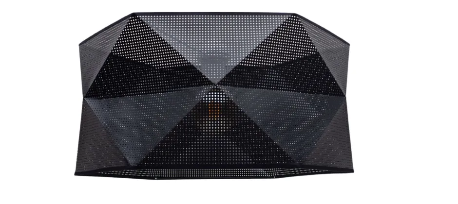 Wohnzimmerlampen|Stofflampen*Belis Moderne Hängelampe Stoff blendarm E27 L:70 Schwarz