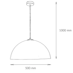 Hängelampen|Esszimmer Lampen*Sigma Moderne Hängeleuchte Schwarz Kupfer Ferra