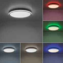 Deckenleuchten|Flurlampen*Just Light Moderne LED Deckenlampe RGB Licht Ø45 cm 2800 lm 22 W