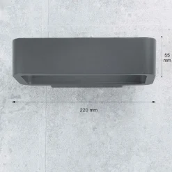 Moderne Lampen|Led Außenleuchten*Nowodvorski Moderne LED Wandlampe in anthrazit