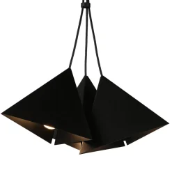 Luminex Moderne Pendelleuchte E27 Schwarz 3-flmg< Hängelampen|Esszimmer Lampen