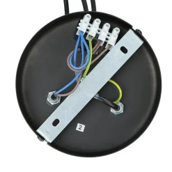 Luminex Moderne Pendelleuchte E27 Schwarz 3-flmg< Hängelampen|Esszimmer Lampen