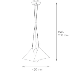 Luminex Moderne Pendelleuchte E27 Schwarz 3-flmg< Hängelampen|Esszimmer Lampen