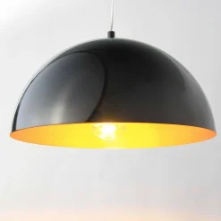 Nowodvorski Moderne Pendelleuchte in schwarz-gold< Hängelampen|Esszimmer Lampen