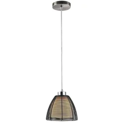 Hängelampen|Esszimmer Lampen*Rabalux Moderne Pendelleuchte Jafar in schwarz