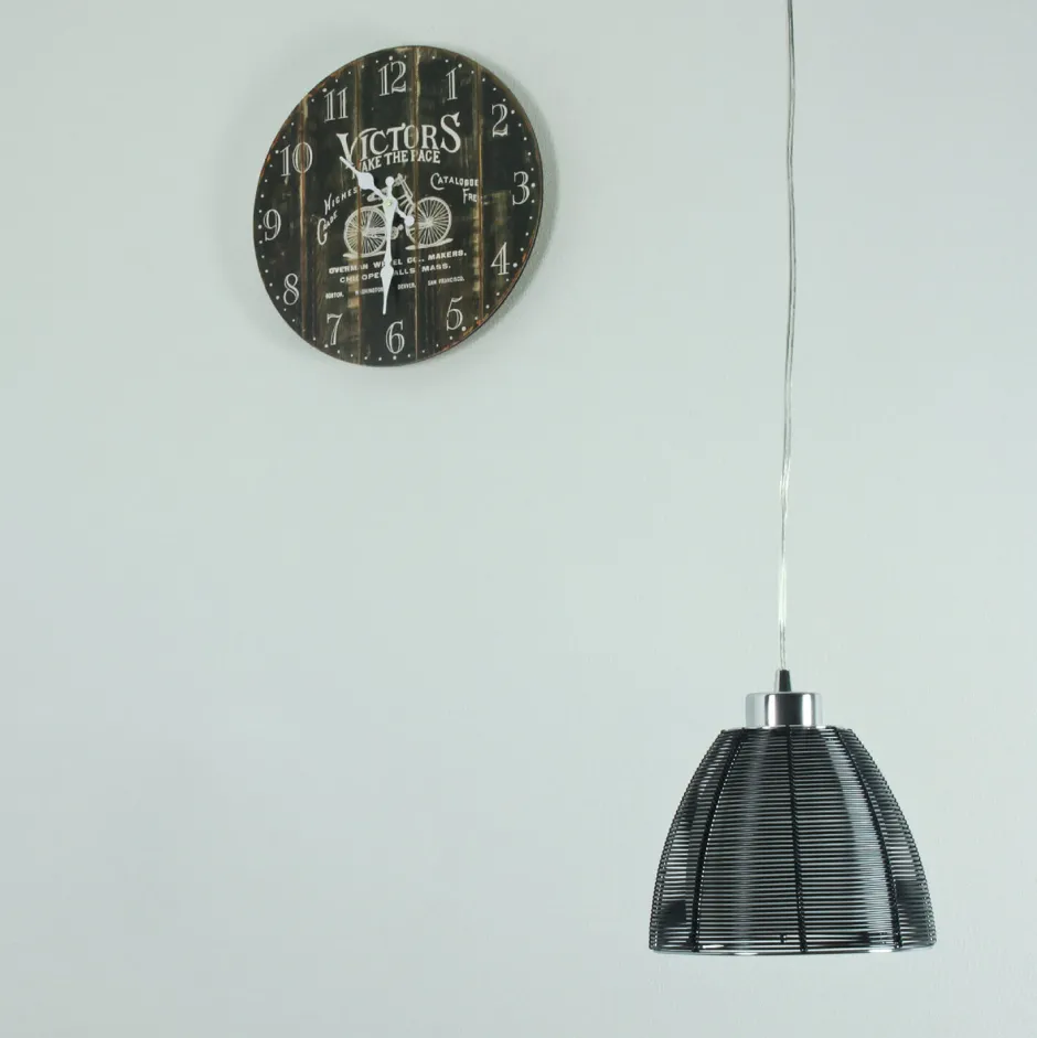 Hängelampen|Esszimmer Lampen*Rabalux Moderne Pendelleuchte Jafar in schwarz