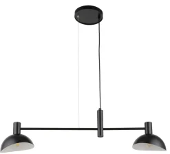 Sigma Moderne Pendelleuchte Schwarz Weiß Metall E14 bis 0,7 m< Moderne Lampen|Designerlampen