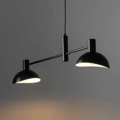 Sigma Moderne Pendelleuchte Schwarz Weiß Metall E14 bis 0,7 m< Moderne Lampen|Designerlampen