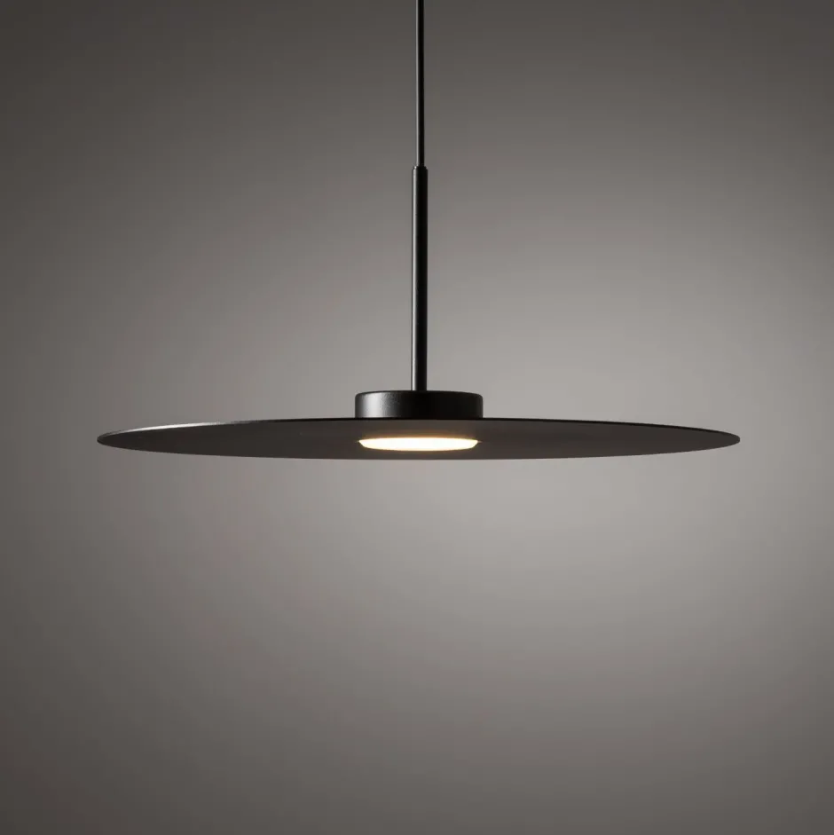Hängelampen|Bürolampen*Nowodvorski Moderne Pendelleuchte Stahl GX53 rund Ø40 cm Schwarz