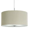 Moderne Lampen|Wohnzimmerlampen*Searchlight Moderne runde Pendelleuchte E27 in Chrom