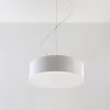 Sollux Moderne runde Pendelleuchte ATIS in Weiß< Hängelampen|Esszimmer Lampen