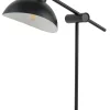 Tischlampen|Bürolampen*Sigma Moderne Schreibtischleuchte Schwarz Weiß 45 cm flexibel