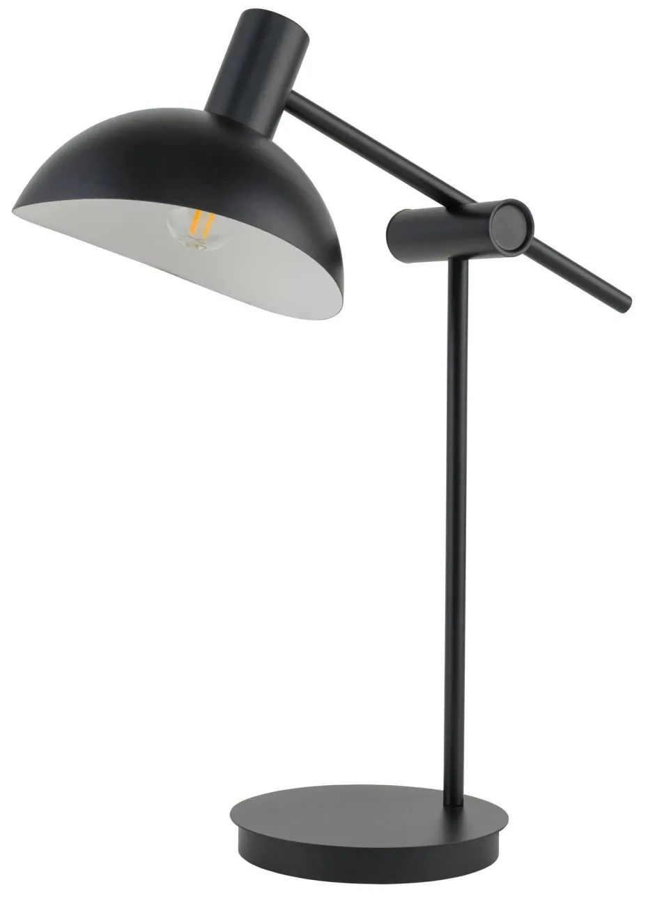 Tischlampen|Bürolampen*Sigma Moderne Schreibtischleuchte Schwarz Weiß 45 cm flexibel