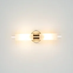 Flurlampen|Glaslampen*Easylight Moderne Spiegelleuchte in Messing DAVILA