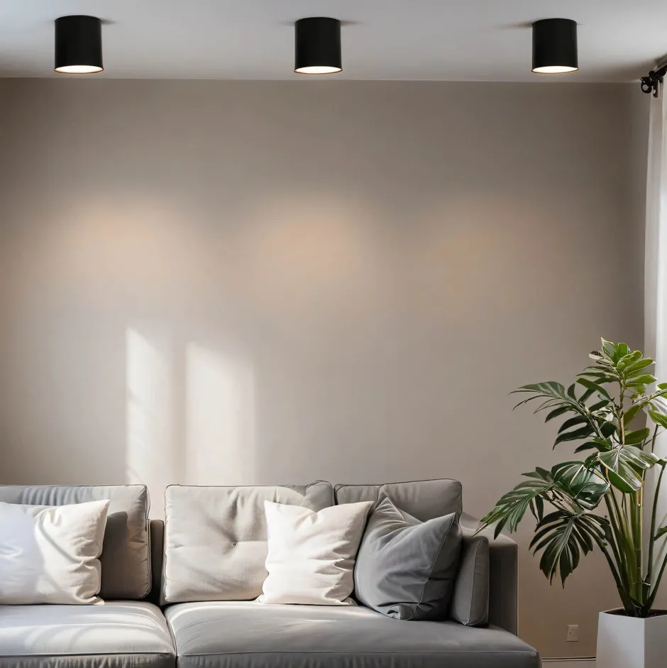 Moderne Lampen|Küchenlampen*Nowodvorski Moderne Spot Lampe Decke Schwarz Ø13cm GU10 POINT