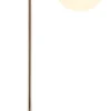 Tischlampen|Schlafzimmer Lampen*Jupiter Moderne Tischlampe G9 Glas Nickel Kugel H:50 cm blendarm
