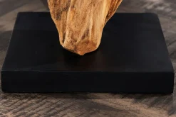 Tischlampen|Schlafzimmer Lampen*Invicta Interior Moderne Tischleuchte blendarm Stoff Holz E27 58 cm groß