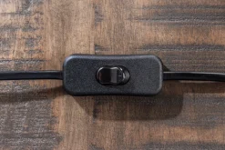 Tischlampen|Schlafzimmer Lampen*Invicta Interior Moderne Tischleuchte blendarm Stoff Holz E27 58 cm groß