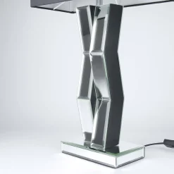 Searchlight Moderne Tischleuchte schwarz< Stofflampen|Designerlampen