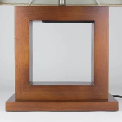 Searchlight Moderne Tischleuchte WINDOW< Schlafzimmer Lampen|Stofflampen