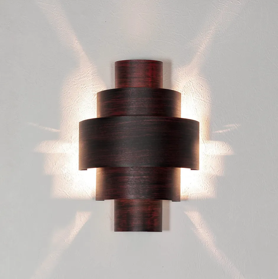 Easylight Moderne Wandlampe Braun Lichtmuster CAMILLO< Wandleuchten|Flurlampen