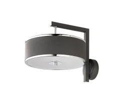 Jupiter Moderne Wandlampe LORSAN rund Ø30cm in Graphit E14< Wandleuchten|Küchenlampen
