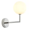 Jupiter Moderne Wandleuchte G9 Glas Nickel Kugelschirm blendarm< Wandleuchten|Schlafzimmer Lampen