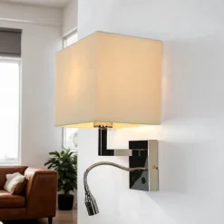 Nowodvorski Moderne Wandleuchte mit LED Lesearm< Led Lampen|Wandleuchten