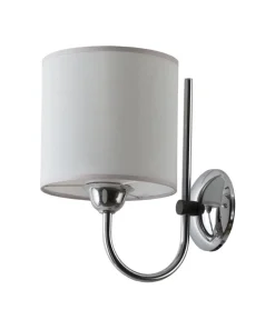 Jupiter Moderne Wandleuchte REKA Grau Chrom E27 Wandlampe< Wandleuchten|Moderne Lampen