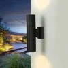 Nowodvorski Moderne Wandleuchte Schwarz Up Down IP54 Outdoor< Moderne Lampen|Fassadenstrahler