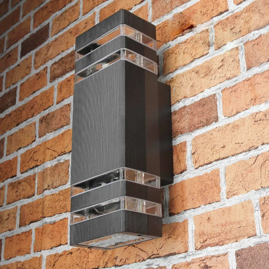 Moderne Lampen|Fassadenstrahler*Nowodvorski Moderne Wandleuchte Up Down für Außen E27 IP54 RIO