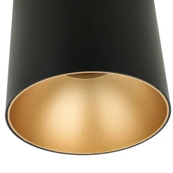 Moderne Lampen|Küchenlampen*Nowodvorski Moderner Deckenspot GU10 Metall in Schwarz Gold