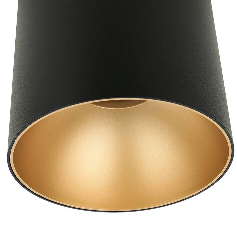 Moderne Lampen|Küchenlampen*Nowodvorski Moderner Deckenspot GU10 Metall in Schwarz Gold