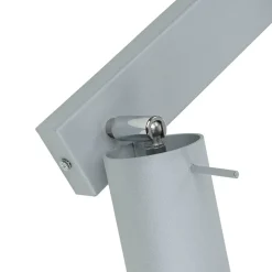 Wohnzimmerlampen|Moderne Lampen*Sollux Moderner Deckenstrahler ETNA Grau 80 cm lang