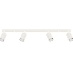 Sollux Moderner Deckenstrahler 4-flammig GU10 B: 81 cm in Creme< Flurlampen|Wohnzimmerlampen