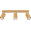 Flurlampen|Wohnzimmerlampen*Sollux Moderner Deckenstrahler 3-flammig GU10 B: 45 cm in Gold