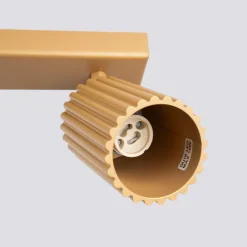 Flurlampen|Wohnzimmerlampen*Sollux Moderner Deckenstrahler 3-flammig GU10 B: 45 cm in Gold