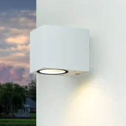 Moderne Lampen|Moderne Außenleuchten*Easylight Moderner quadratischer Außen Down Strahler AALBORG