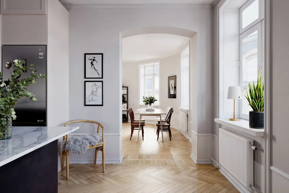 By Rydéns Nachttischlampe Metall Stoff 48,5 cm hoch E27 Gold Weiß< Wohnzimmerlampen|Schlafzimmer Lampen