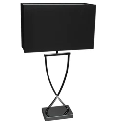 Wohnzimmerlampen|Schlafzimmer Lampen*By Rydéns Nachttischlampe Metall Stoff E27 69 cm hoch Modern