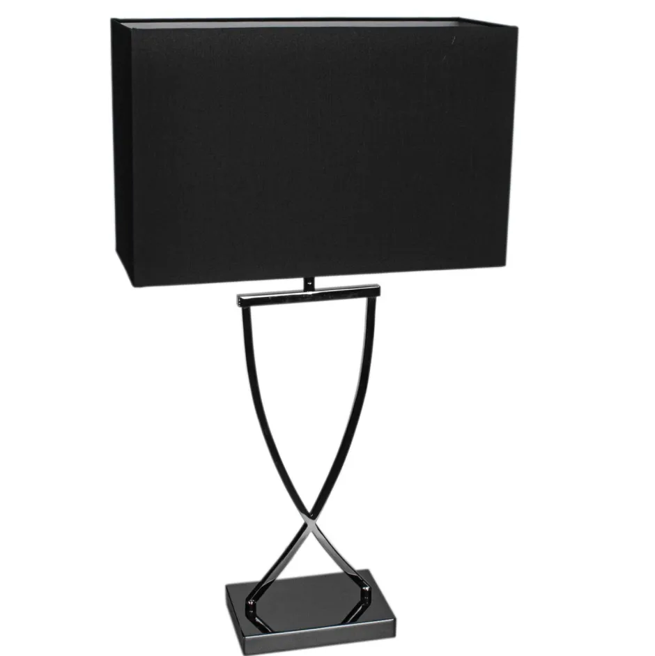 Wohnzimmerlampen|Schlafzimmer Lampen*By Rydéns Nachttischlampe Metall Stoff E27 69 cm hoch Modern