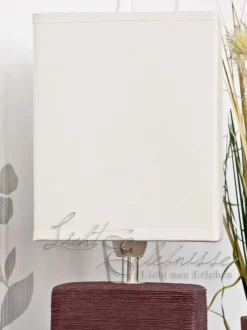 Rabalux Nachttischleuchte weiß braun E27 H:30cm Keramik< Wohnzimmerlampen|Keramiklampen