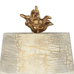 Stofflampen|Designerlampen*Elstead Niedrige Stehleuchte SELVA modernes Design 114cm